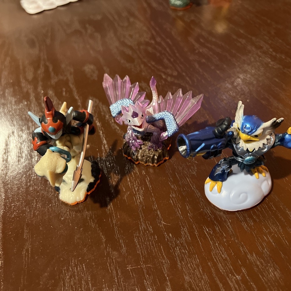 Skylanders Giants Series 1 - Flashwing, Fright Rider And Jet-Vac Video Game Toys